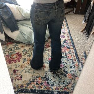 ❤️ one day only sale!!!BKE medium wash Starlight stretch boot cut flare jeans